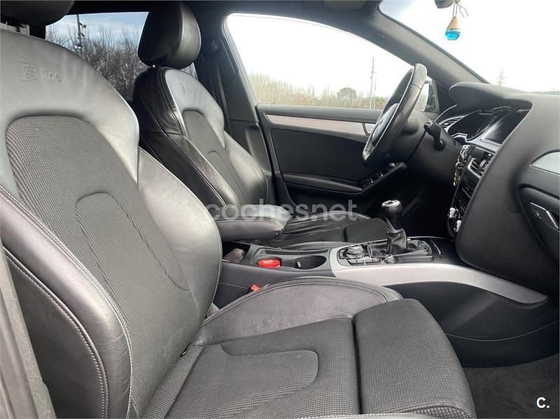 Usado Audi A4 S-Line 177 CV (130 kW) 2014 Negro Familiar