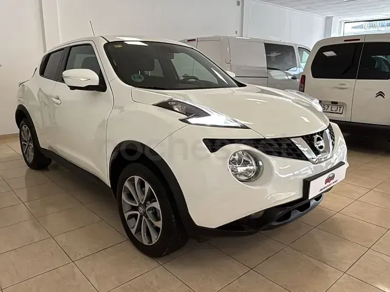 Usado Nissan Juke Tekna 110 CV (80 kW) 2015 Blanco SUV