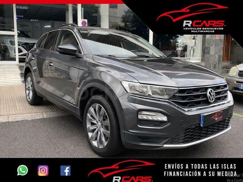 Gris / plata Usado 2019 VW T-Roc Advance SUV | 16.990 € (Precio justo) - Imagen 1/4