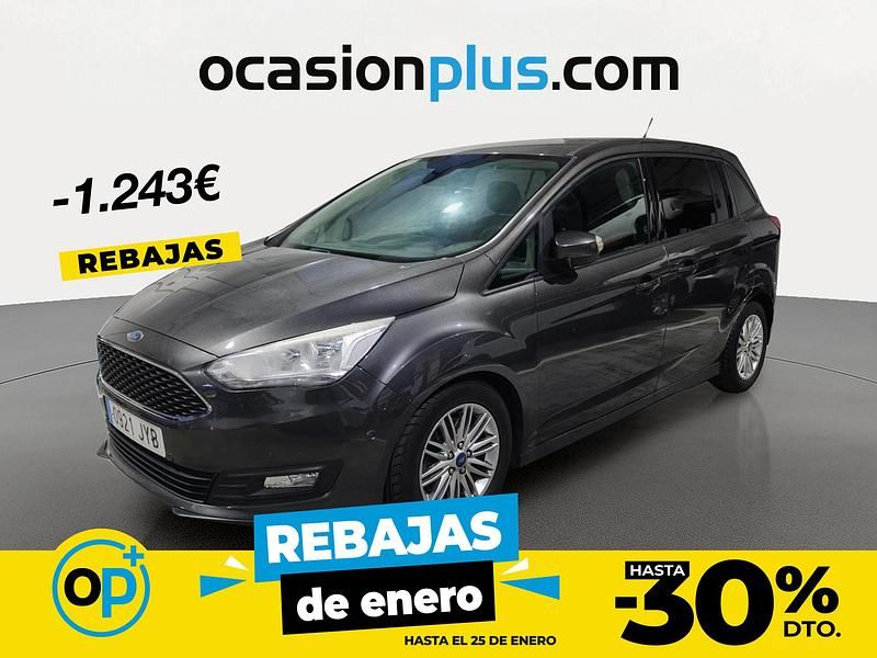 Gris Usado 2017 Ford C-MAX Trend+ Monovolumen | 10.850 € (Precio justo) - Imagen 1/4