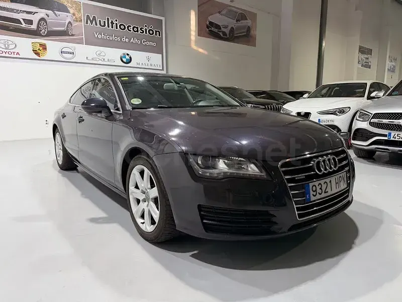 Usado Audi A7 Sportback S-Line 204 CV (150 kW) 2013 Gris / plata Utilitario