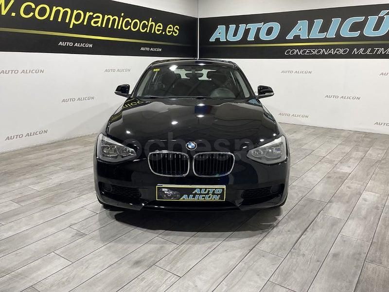 Usado BMW 114 95 CV (69 kW) 2015 Negro Utilitario