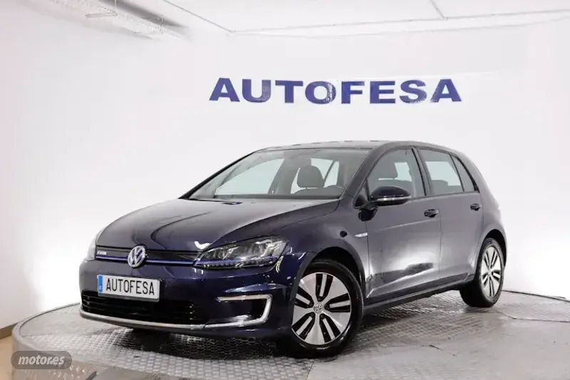 Azul Usado 2015 VW e-Golf Utilitario | 12.550 € (Precio justo) - Imagen 1/4