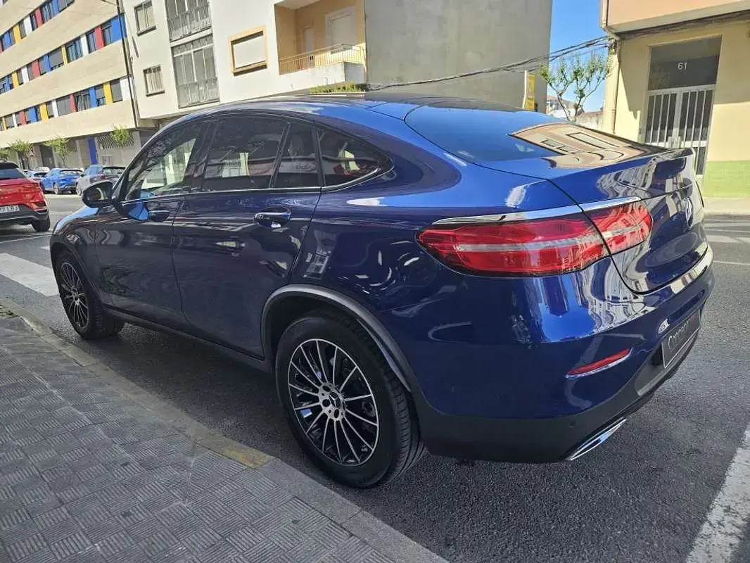Usado Mercedes GLC220 170 CV (125 kW) 2017 Azul SUV