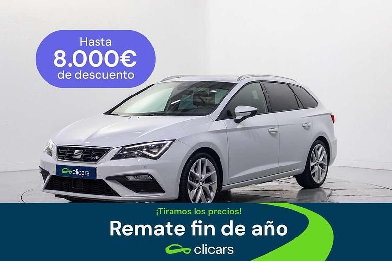 Blanco Usado 2018 Seat Leon ST FR Familiar | 15.190 € (Precio justo) - Imagen 1/4