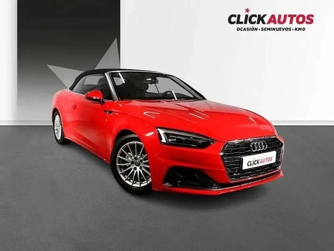 Usado Audi A5 Cabriolet 165 CV (121 kW) 2020 Rojo Descapotable