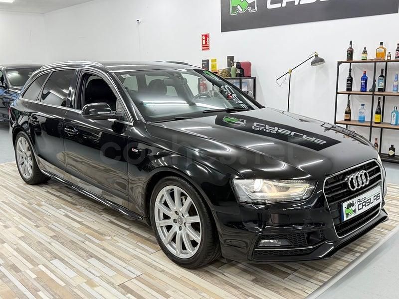 Usado Audi A4 S-Line 190 CV (139 kW) 2014 Negro Familiar