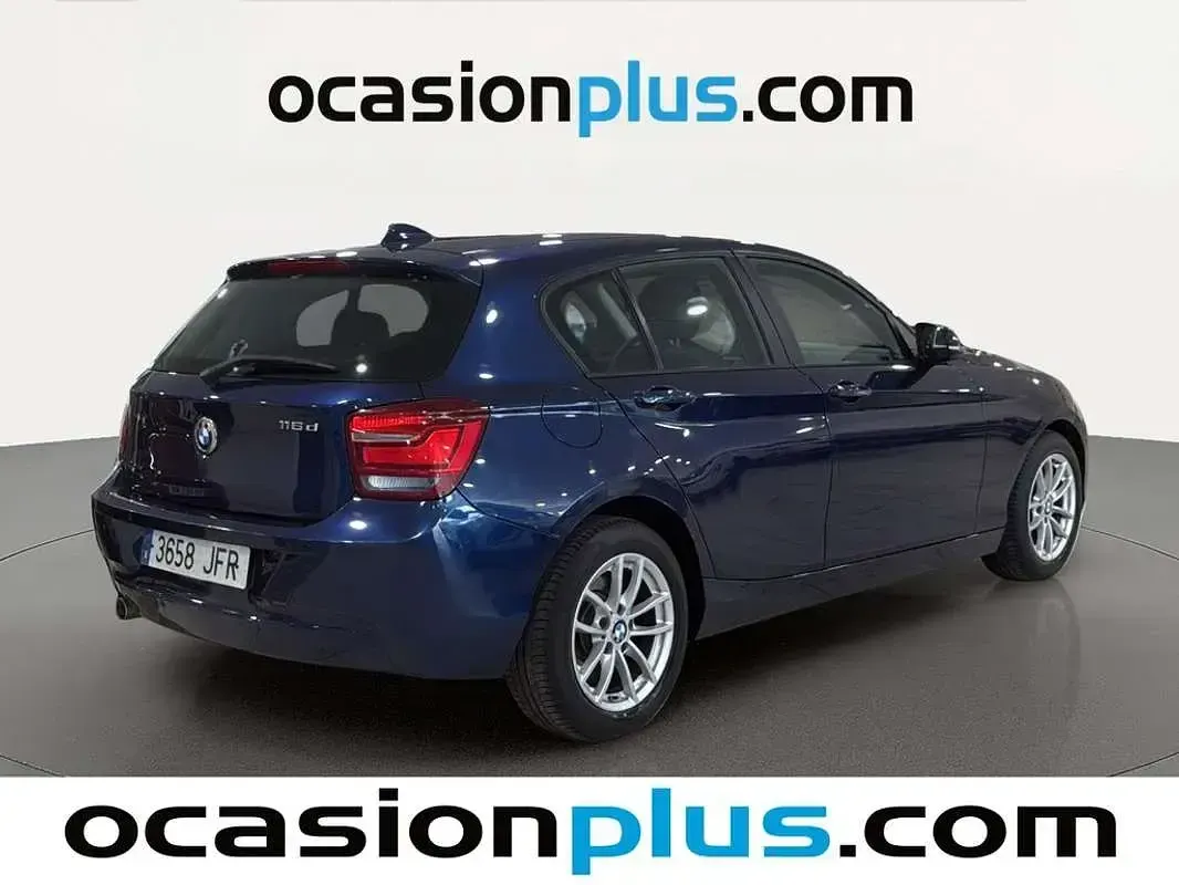 Usado BMW 116 116 CV (85 kW) 2015 Azul Utilitario