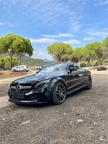 Usado Mercedes C43 AMG 390 CV (286 kW) 2021 Gris / plata Descapotable