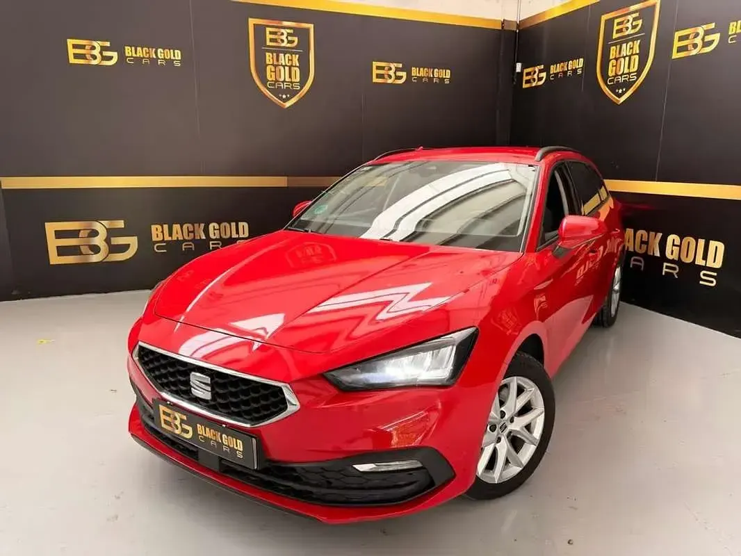 Brugt Seat Leon Style 150 HK (110 kW) 2021 Rød Stationcar