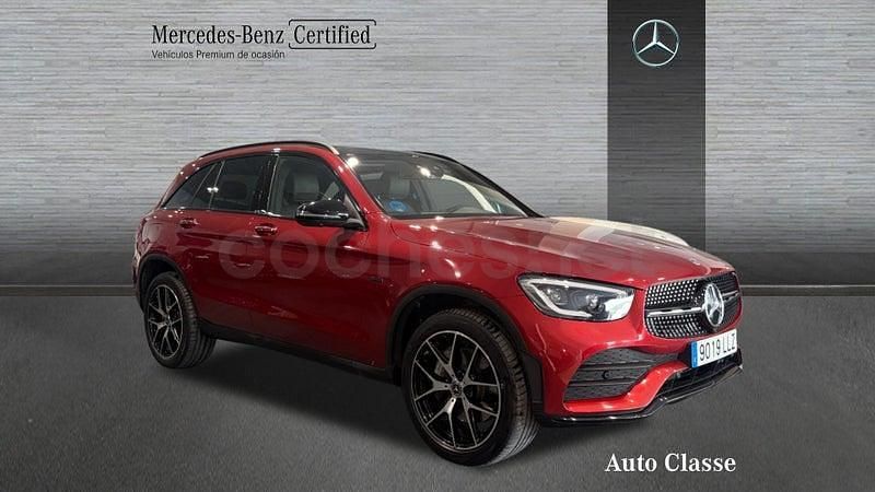 Usado Mercedes GLC220 194 CV (142 kW) 2020 Rojo SUV