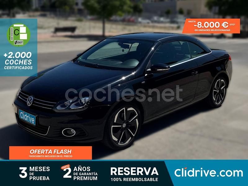 Negro Usado 2014 VW Eos Descapotable | 12.490 € - Imagen 1/3