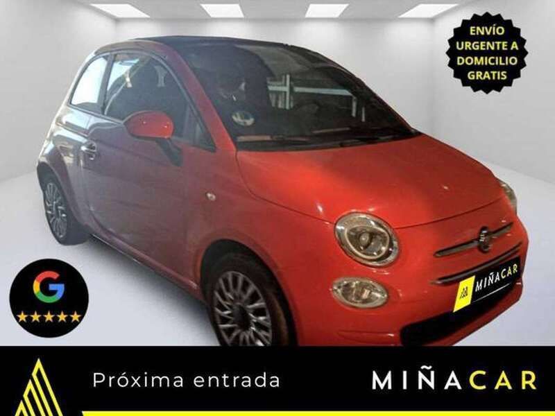 Rojo Usado 2021 Fiat 500C Lounge Descapotable | 9675 € (Precio justo) - Imagen 1/4