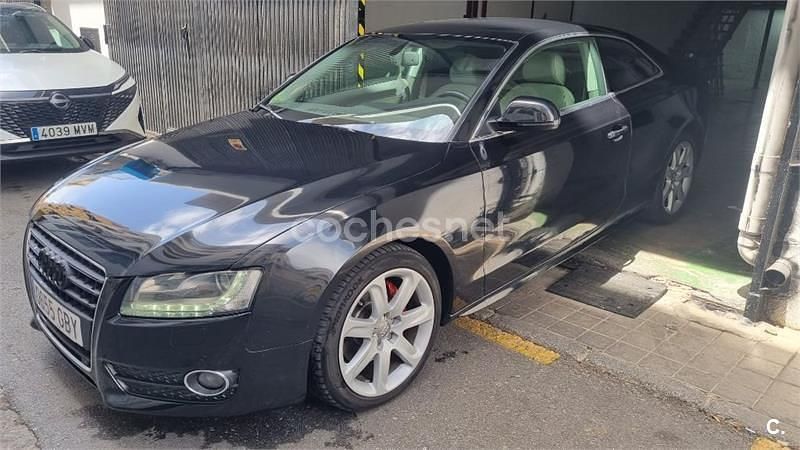 Usado Audi A5 190 CV (139 kW) 2008 Negro Coupe
