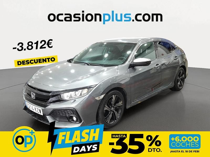 Usado Honda Civic Elegance 129 CV (94 kW) 2019 Gris