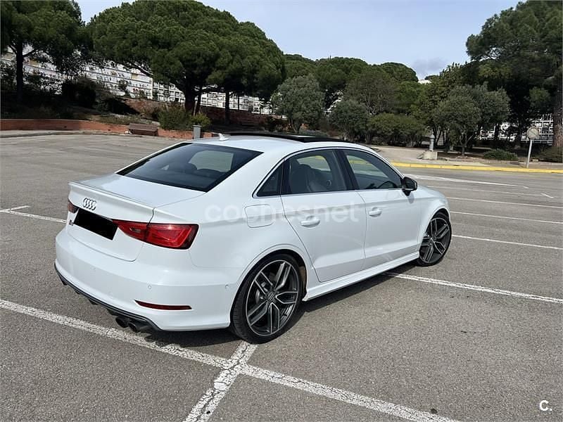 Usado Audi S3 S-Line 300 CV (220 kW) 2014 Blanco Berlina