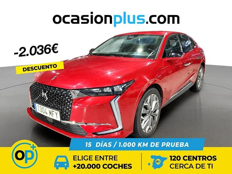 Rojo Usado 2023 DS Automobiles DS4 Trocadero Berlina | 19.650 € (Precio justo) - Imagen 1/4