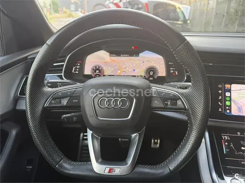 Usado Audi Q8 S-Line 286 CV (210 kW) 2020 Negro SUV