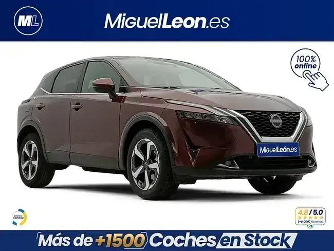 Usado Nissan Qashqai N-Connecta 140 CV (102 kW) 2023 Granate SUV