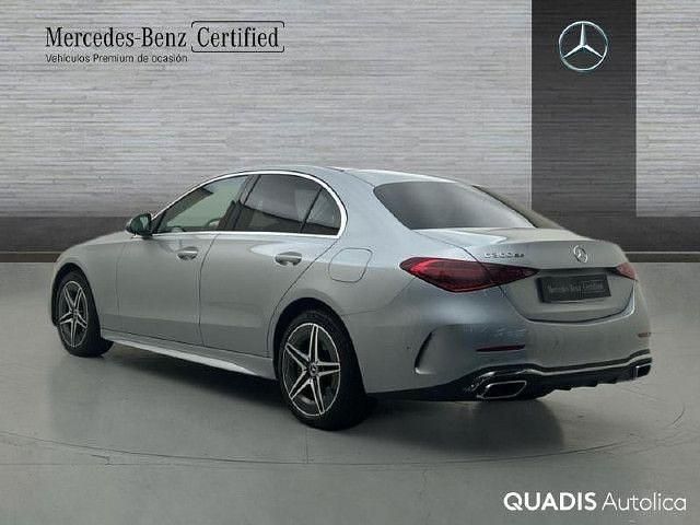 Usado Mercedes C300e AMG line 313 CV (230 kW) 2024 Plata hightech