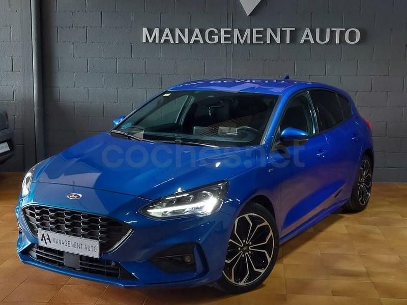 Usado Ford Focus ST-Line 125 CV (91 kW) 2020 Azul Berlina
