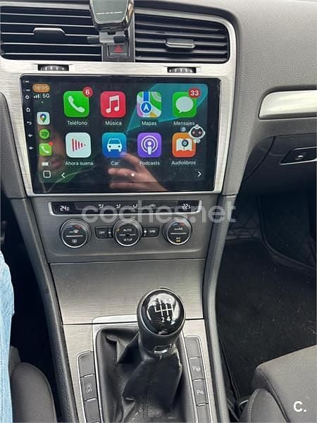 Usado VW Golf VII 110 CV (80 kW) 2013 Negro Berlina