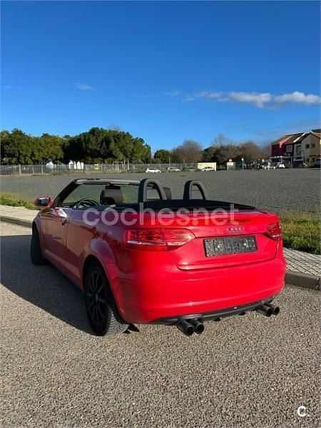 Usado Audi A3 Cabriolet Ambition 125 CV (91 kW) 2011 Rojo Descapotable
