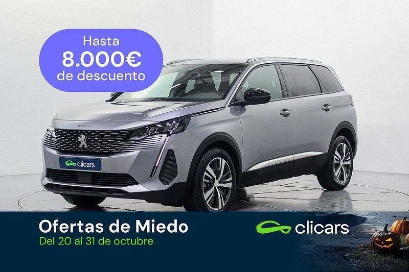 Gris / plata Usado 2024 Peugeot 5008 Allure Monovolumen | 24.990 € (Precio justo) - Imagen 1/4