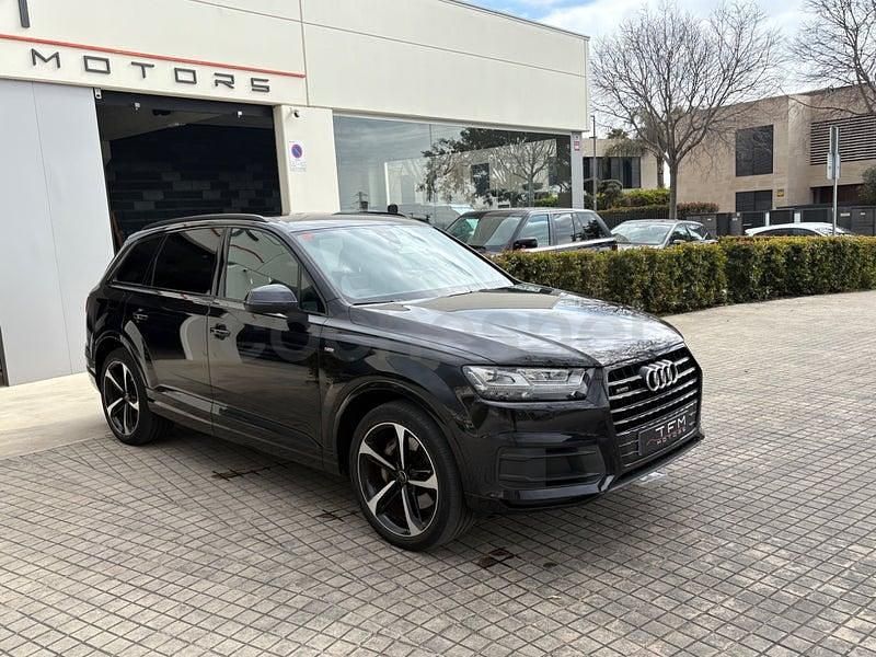 Usado Audi Q7 S-Line 272 CV (200 kW) 2017 Negro SUV