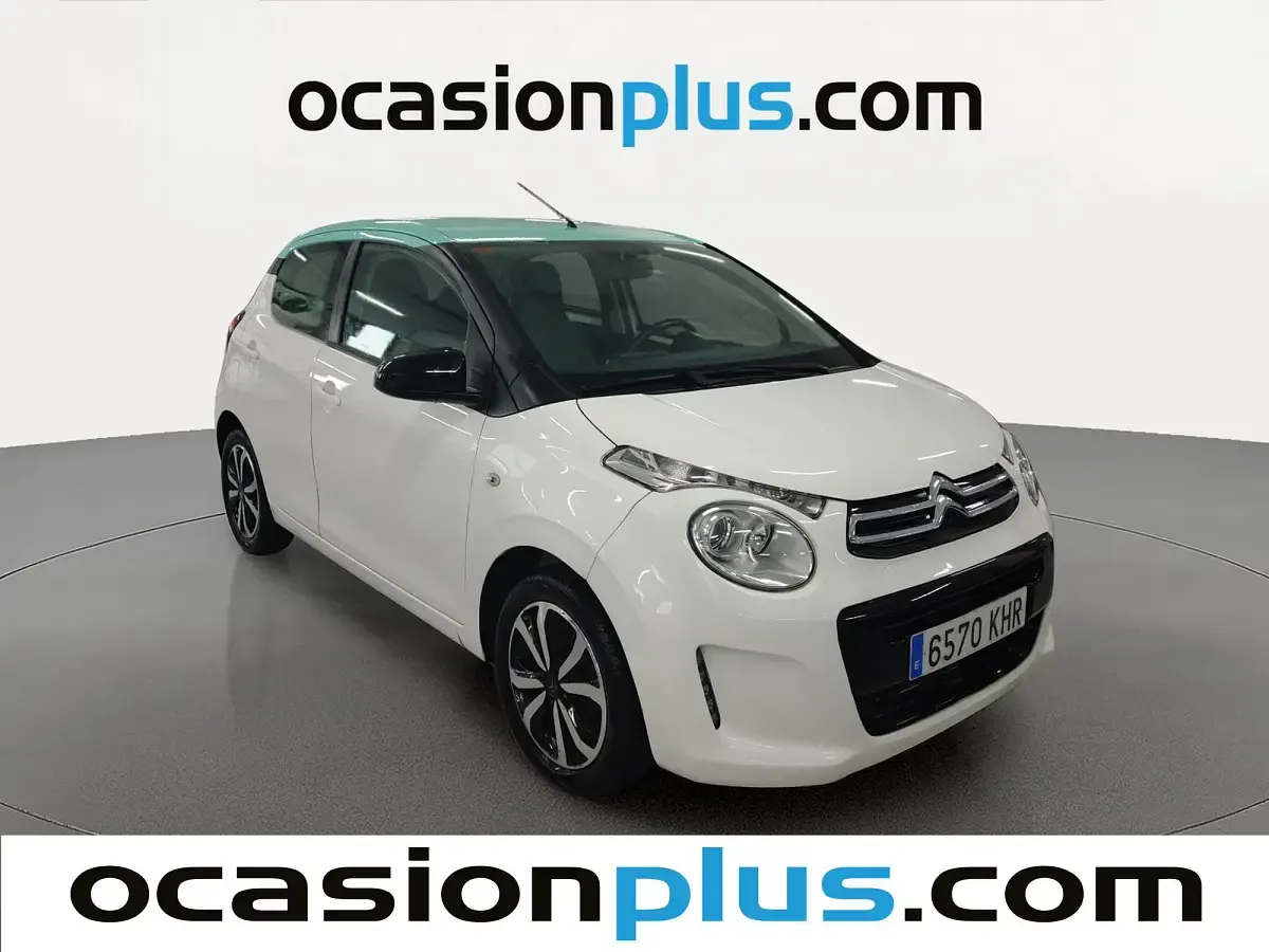 Usado Citroën C1 PureTech 82 CV (60 kW) 2018 Blanco Utilitario