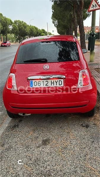 Usado Fiat 500 Lounge 69 CV (50 kW) 2014 Rojo Berlina