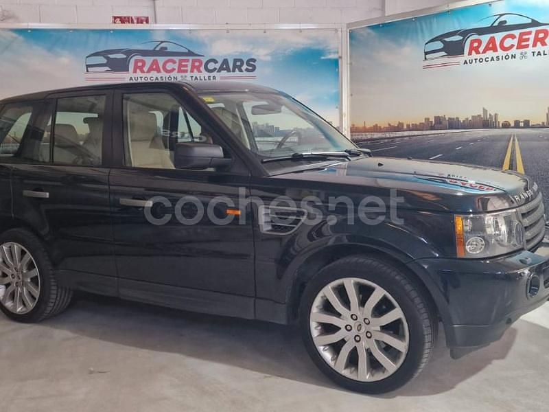 Negro Usado 2008 Land Rover Range Rover Sport HSE SUV | 14.495 € (Precio justo) - Imagen 1/4