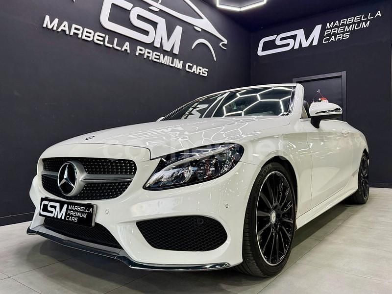 Blanco Usado 2017 Mercedes C220 Descapotable | 33.990 € - Imagen 1/4