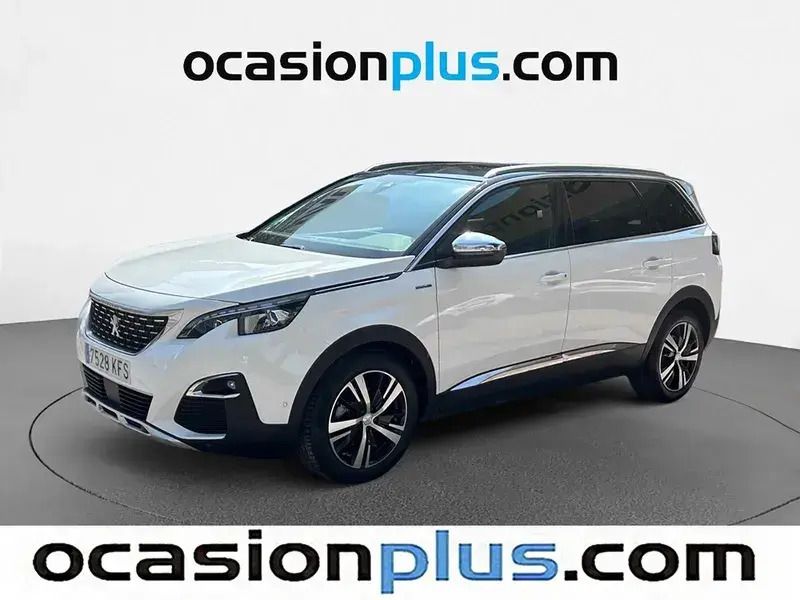Blanco Usado 2017 Peugeot 5008 GT-line Monovolumen | 17.955 € (Buen precio) - Imagen 1/4