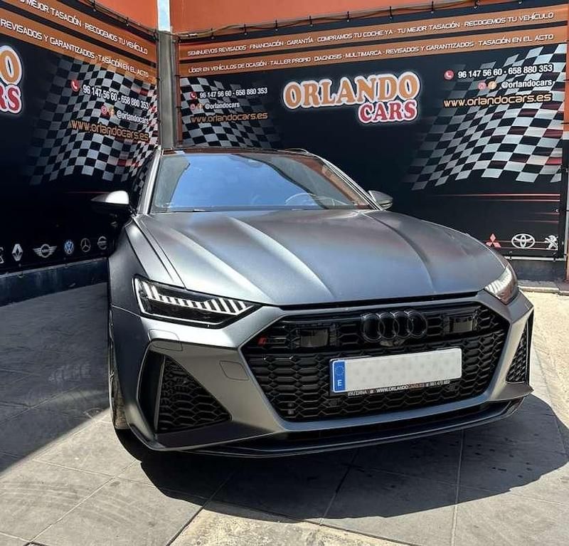 Usado Audi RS6 Ambiente 600 CV (441 kW) 2021 Gris Familiar