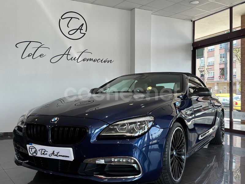 Azul Usado 2016 BMW 640 Cabriolet Descapotable | 36.900 € (Un poco caro) - Imagen 1/4