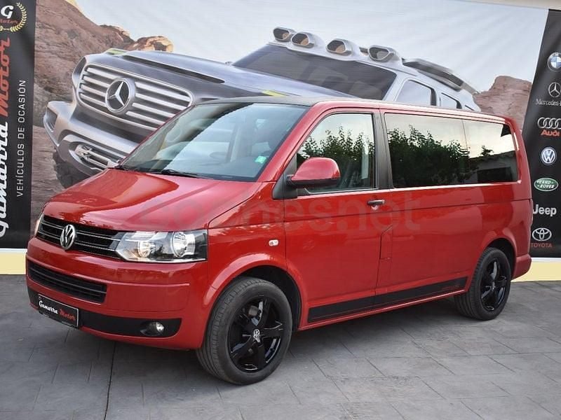 Usado VW Multivan Highline 180 CV (132 kW) 2011 Rojo Van
