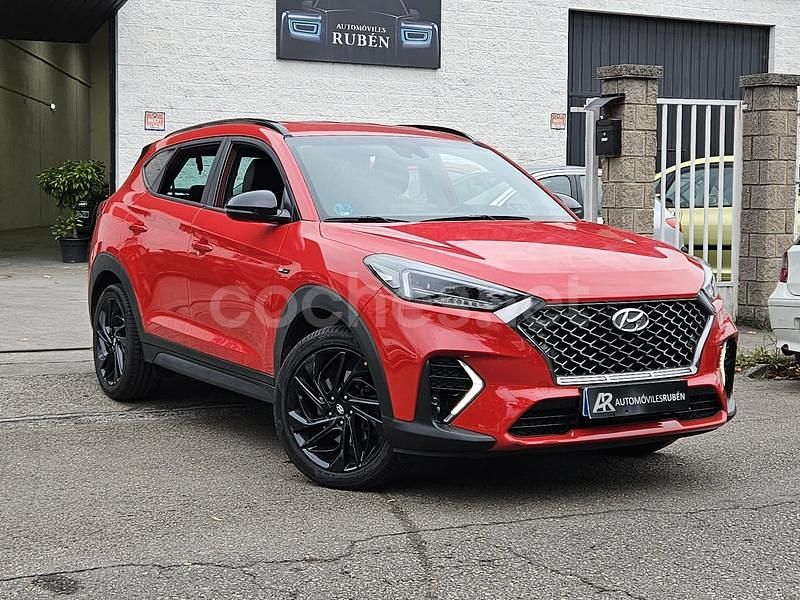 Rojo Usado 2019 Hyundai Tucson SUV | 16.900 € (Caro) - Imagen 1/4