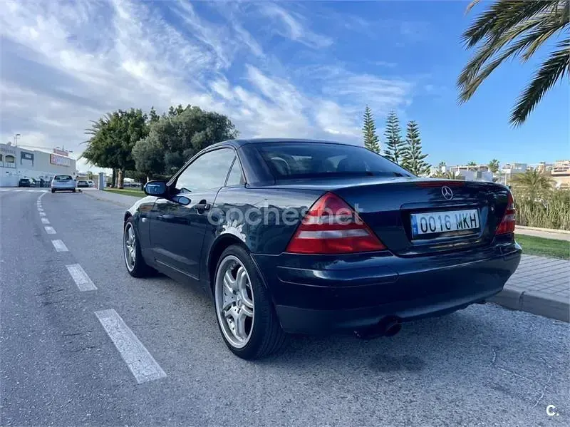 Occasion Mercedes SLK230 193 PK (141 kW) 1998 Blauw Cabriolet