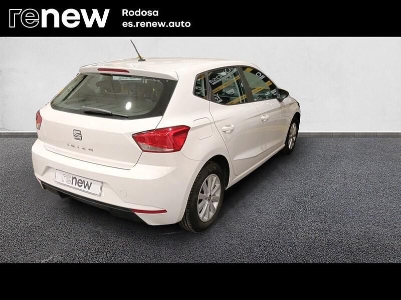 Usado Seat Ibiza Style 75 CV (55 kW) 2018 Blanco Berlina