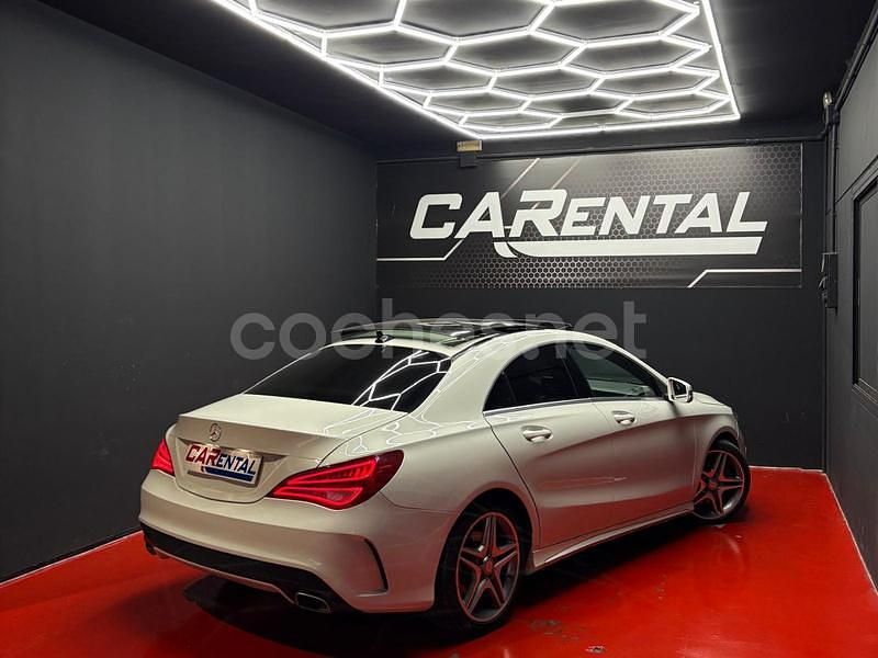 Usado Mercedes CLA220 AMG line 170 CV (125 kW) 2014 Blanco Berlina
