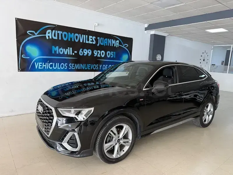 Usado Audi Q3 Sportback S-Line 150 CV (110 kW) 2022 Negro SUV