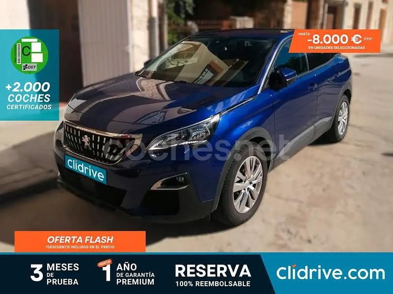 Azul Usado 2018 Peugeot 3008 Allure SUV | 9290 € (Super precio) - Imagen 1/3