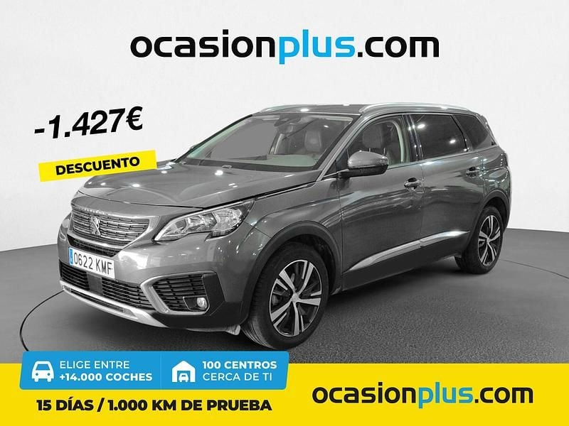 Gris Usado 2018 Peugeot 5008 Allure Monovolumen | 15.700 € (Precio justo) - Imagen 1/4