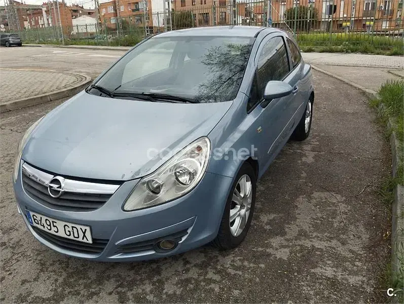 Usado Opel Corsa Enjoy 90 CV (66 kW) 2008 Azul Utilitario