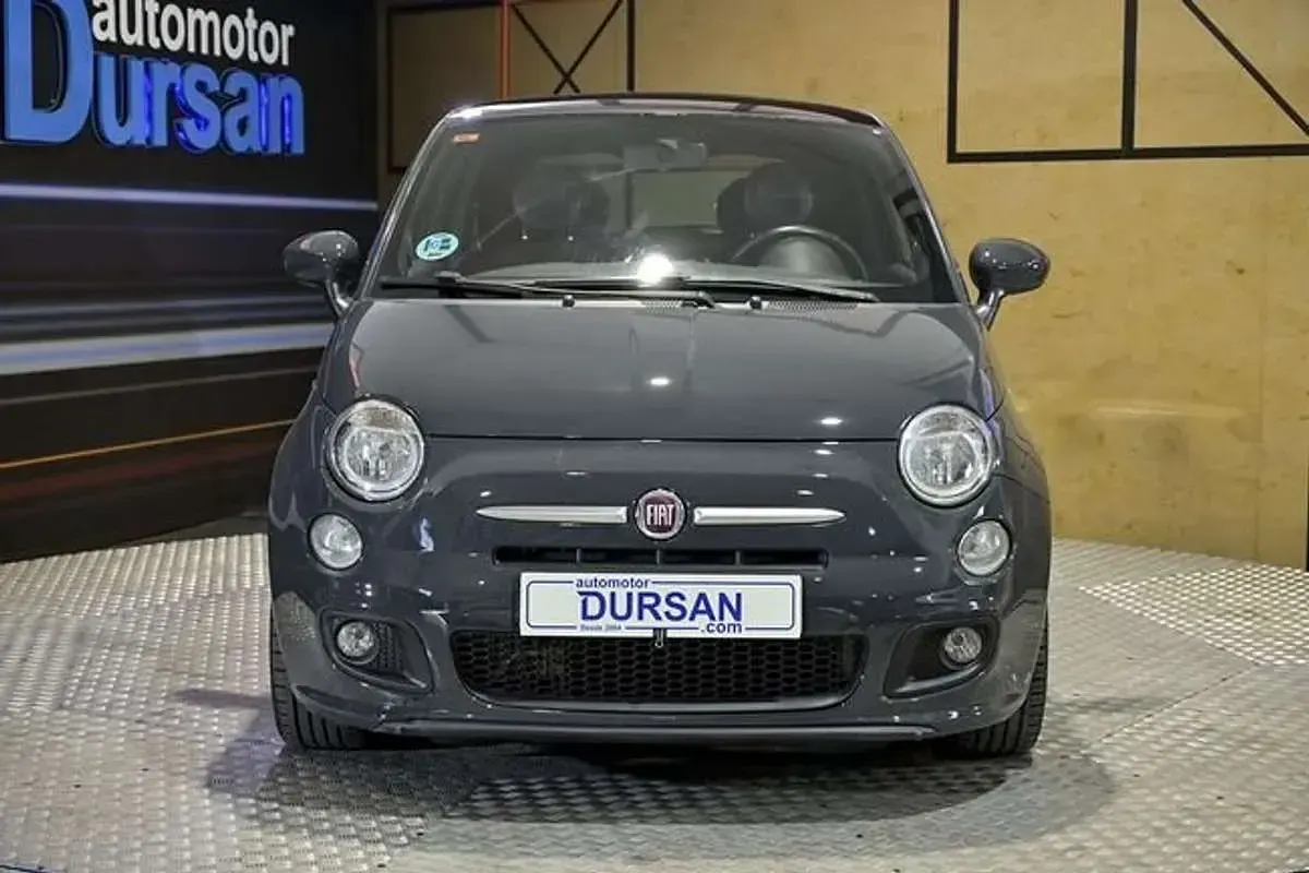 Usado Fiat 500 S 86 CV (63 kW) 2014 Gris Utilitario