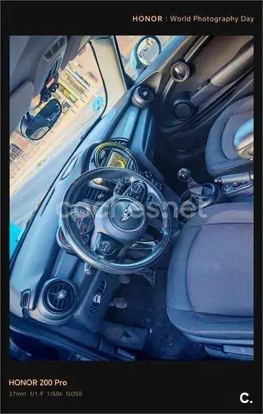 Usado Mini Cooper D 112 CV (82 kW) 2015 Azul Utilitario