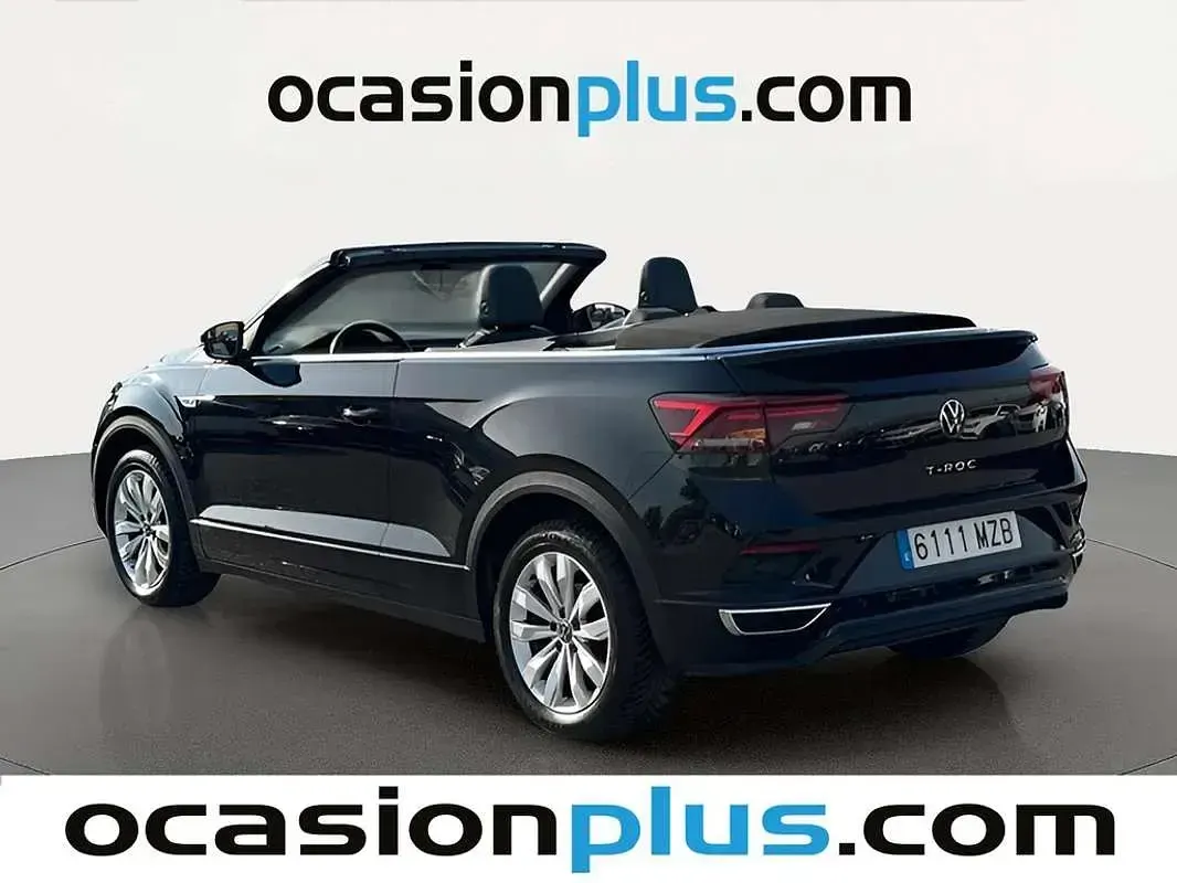 Usado VW T-Roc Cabriolet R-line 150 CV (110 kW) 2021 Negro Descapotable