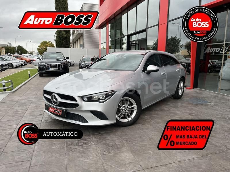 Usado Mercedes CLA200 Shooting Brake 150 CV (110 kW) 2020 Gris / plata Familiar