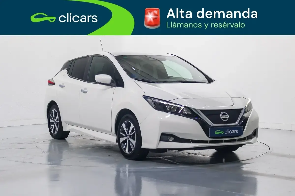 Usado Nissan Leaf Acenta 110 kW (150 CV) 2021 Blanco Utilitario